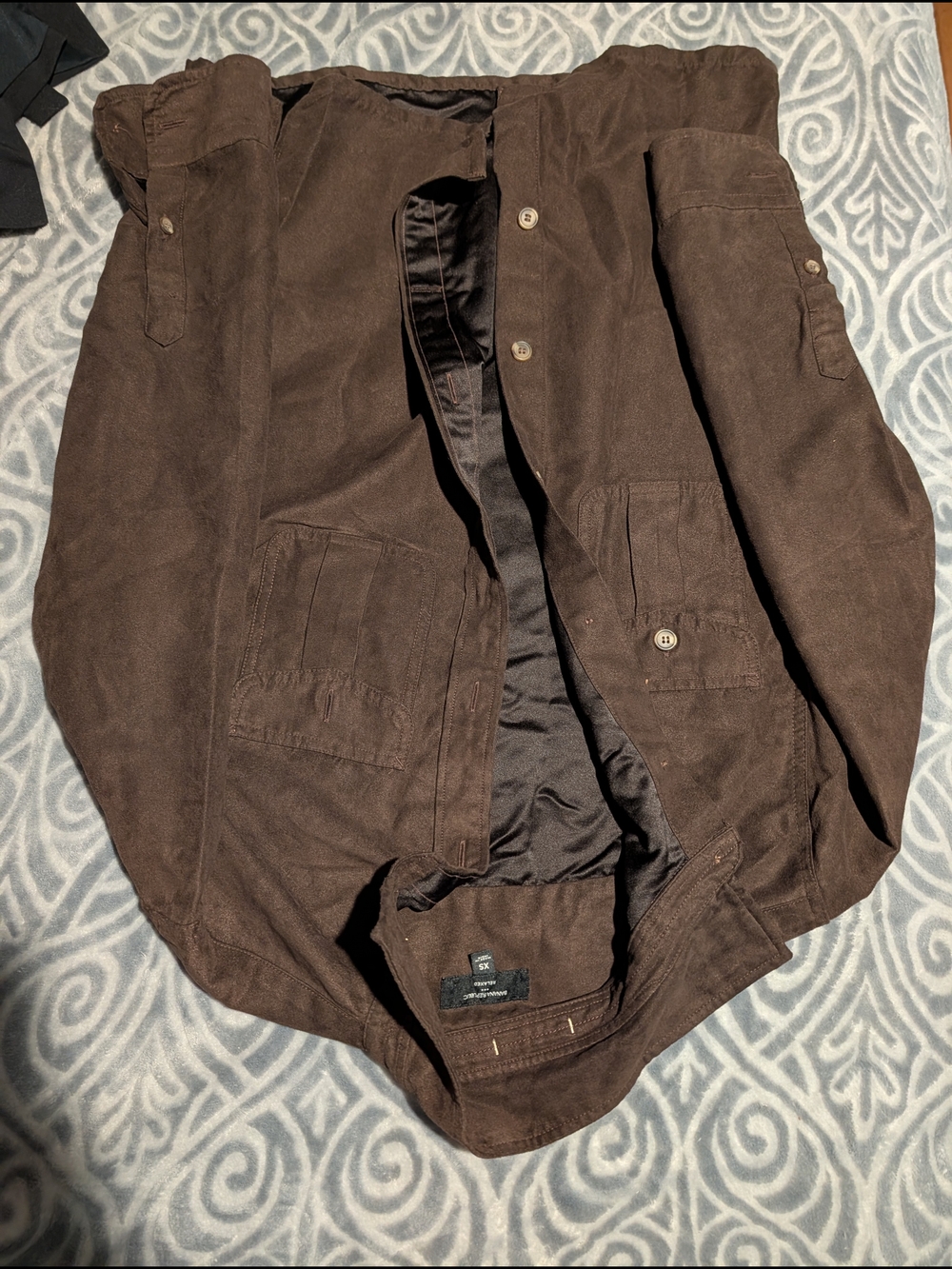 Banana Republic Dark Brown Military Field Jacket